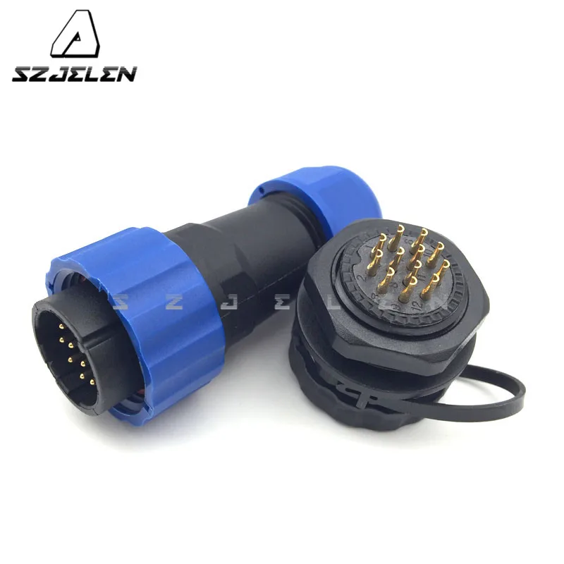 SD20TP-ZM IP67 12pin водонепроницаемый разъем IP68 LED кабель питания провода автомобильные