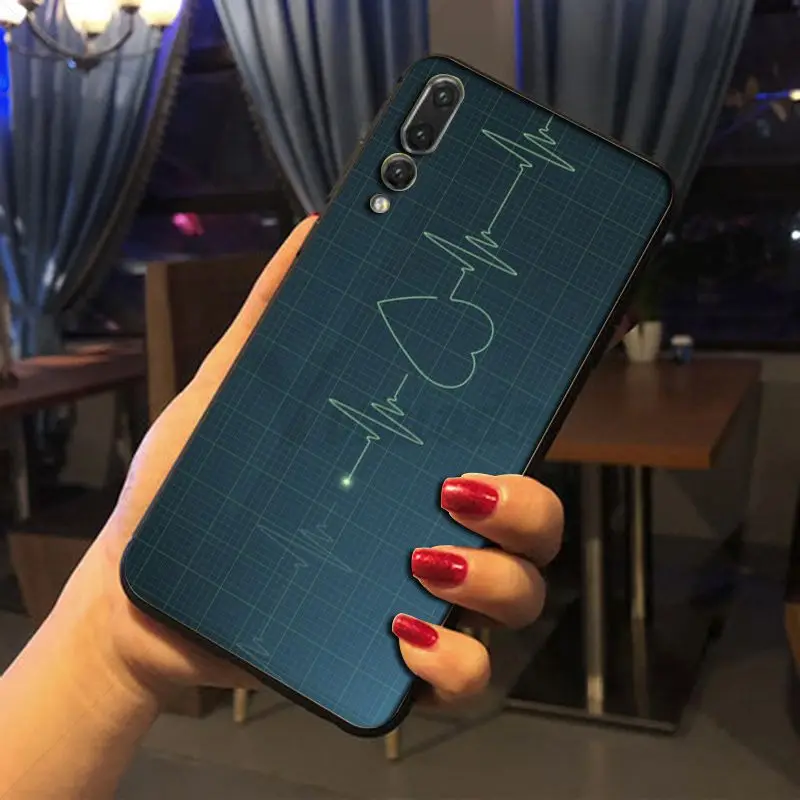 A6 Yinuoda медицинская медицина здоровье сердце мультфильм чехол для телефона оболочка для huawei p20 pro p20lite honor 8x nova3i mate20pro coque - Цвет: A6
