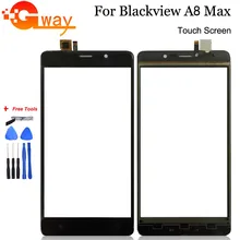 For Blackview A8 Max Mobile Front Touch Screen Glass Digitizer Panel Lens Sensor Flex Cable Tools Fr