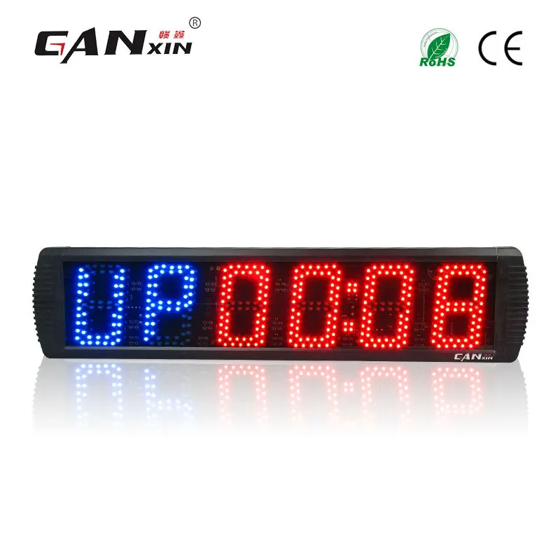 

[Ganxin]5" LED Interval Timer Big Stopwatch Home Gym timer CrossFit Fitness
