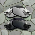 Сменные поляризационные линзы для солнцезащитных очков Oakley Half Jacket 2,0, серые, черные и хромированные