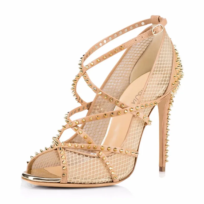 

ASUMER 2020 new summer shoes women peep tow buckle super high heels shoes rivet sexy prom wedding shoes women pumps large size