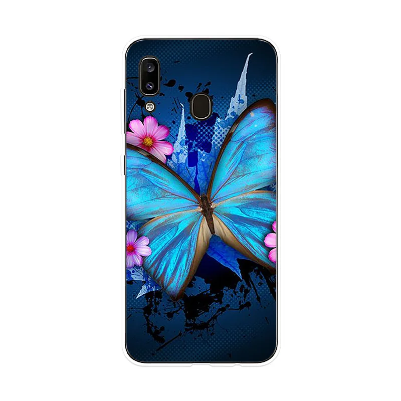 Силиконовый чехол с бабочками для Sumsung галактики A10 A20 A20E A30 A40 A50 A60 A70 A80 чехол для телефона чехол для Sumsung M10 M20 M30 крышка чехол