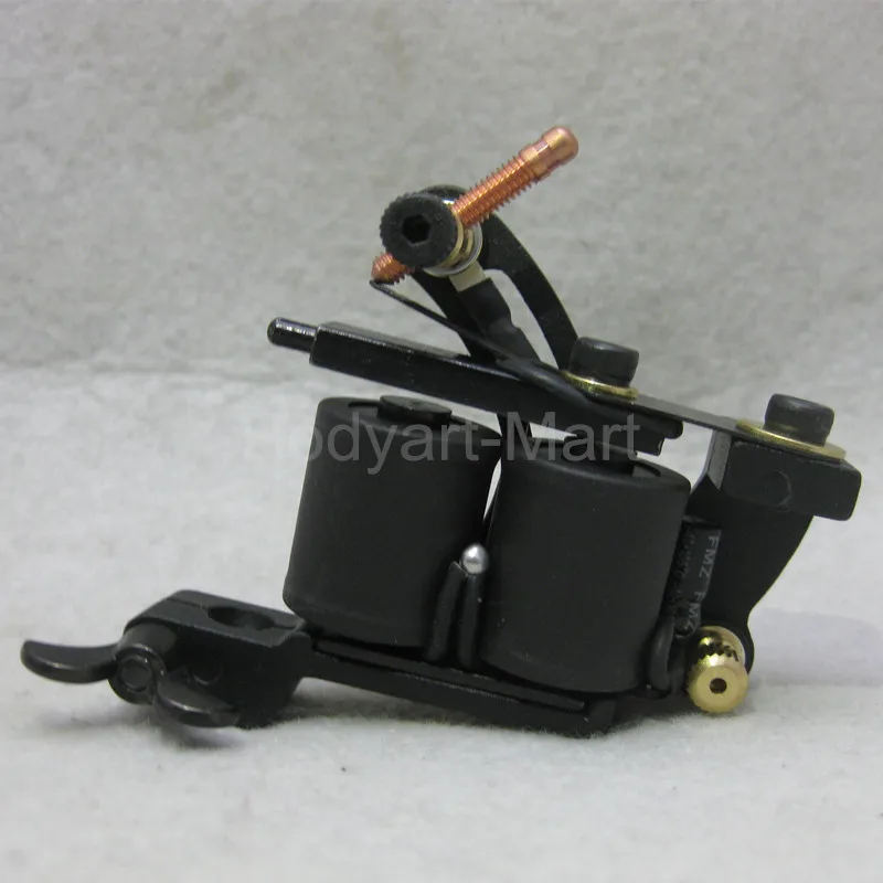 Новая Профессиональная тату машина 10 намоток черный пистолет для начинающих