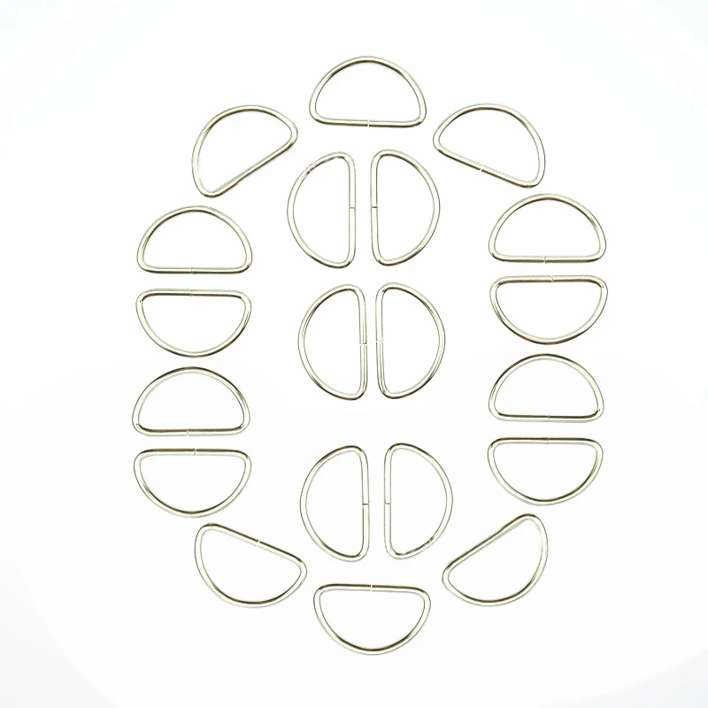 D Rings Buckles Metal For Straps Bags Purses Belting Loop Ring Set New Practical High quality Brand new Useful | Дом и сад