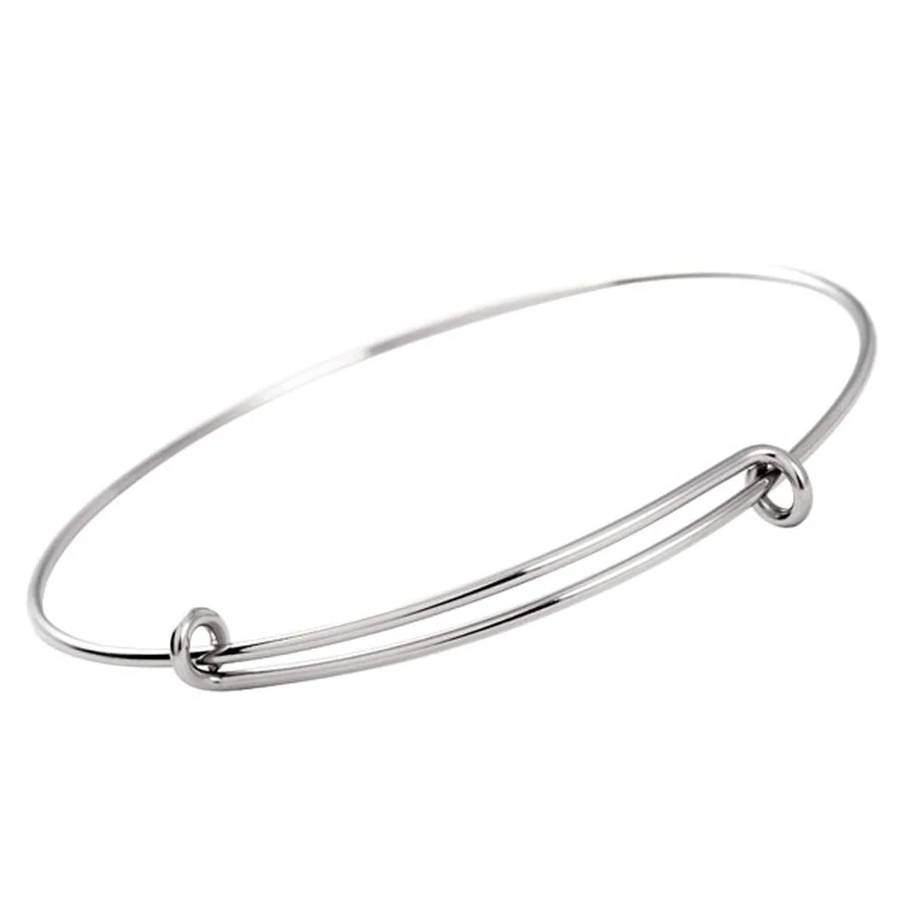 Браслет из расширяемой проволоки регулируемый браслет нержавеющей стали с одним