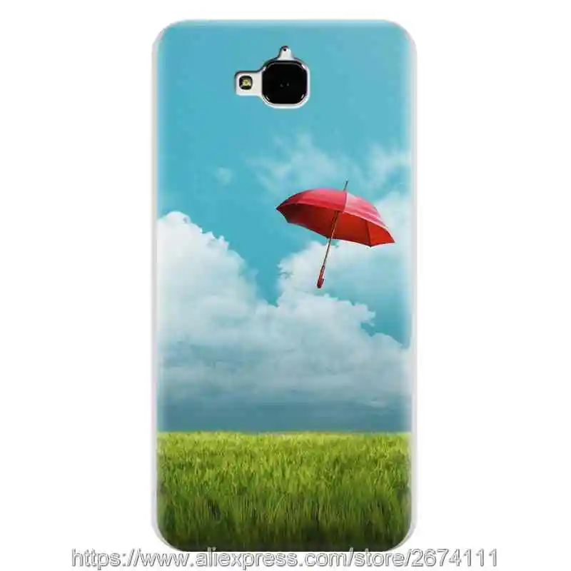 Мультфильм силиконовых силиконовый чехол для Huawei Y5 (2017) Fundas кожи телефон Защитный