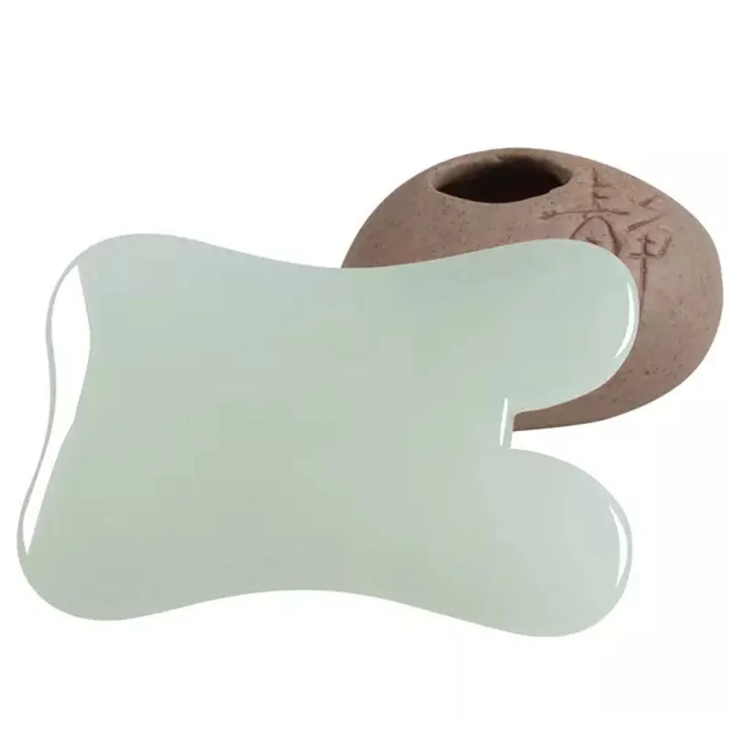 Натуральный нефрит доска для скраппинга массажный инструмент спа скребок