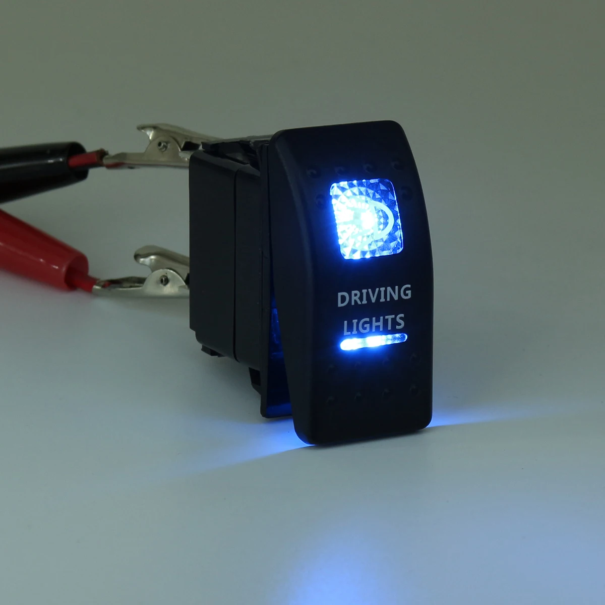 1PC 12/24 Вт водостойкый Led светодиодный автомобильный переключатель с формой лодки освещения грузового автомобиля тумблер бар стиль синий тумблер рокер заднего выключатель света