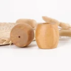 Зубная щетка из натурального бамбука база экологические древесины Портативный бамбуковая зубная щетка для очистки базы Уход за полостью рта для путешествий, оптовая продажа
