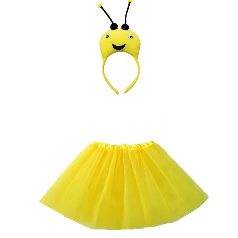 Animals Cosplay Costume Headband Tutu Skirt Set Accessories Kids Children Girl Party Dress Up Props Halloween Christmas | Тематическая