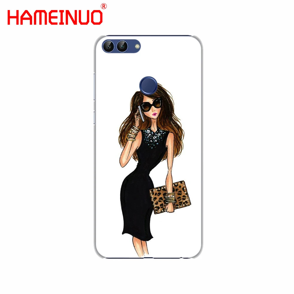 HAMEINUO красивый чехол для сотового телефона с надписью Love Dress Shopping Girl huawei Honor 7C Y5 Y625