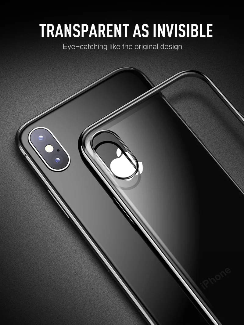 Новый ультратонкий чехол для телефона идеально подходит iPhone XS MAX горячая