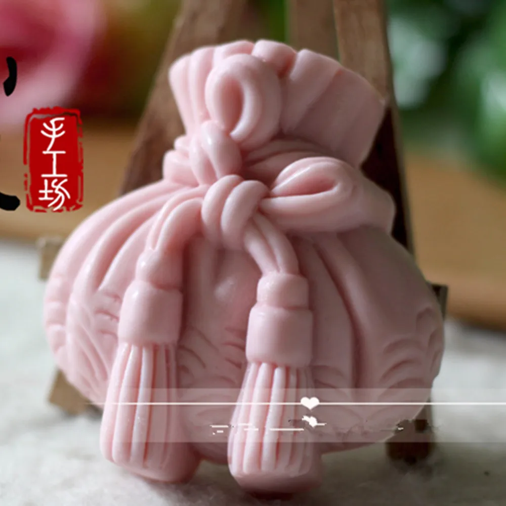 Grainrain Мыло Форма Ремесло кошелек Силиконовое мыло изготовление прессформы свечи