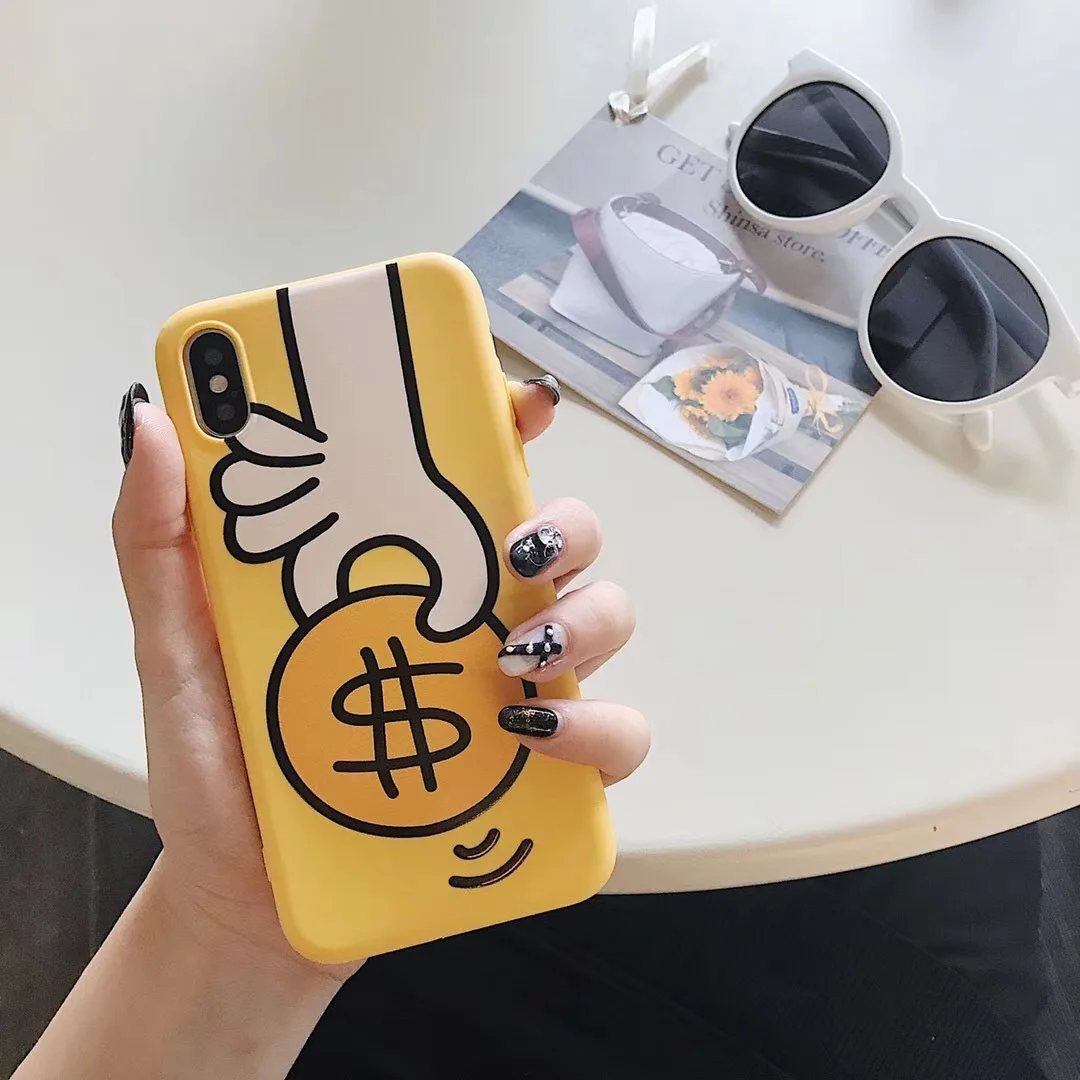 JAMULAR забавные Долларовые купюры Встроенная чехол для iPhone X XS MAX XR 7 8 6 6s Plus с