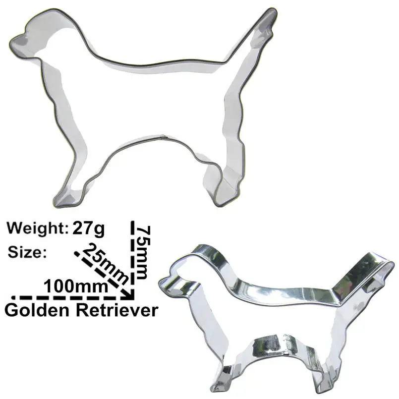 Золотой ретривер в форме торта печенья формы для выпечки украшения помадки