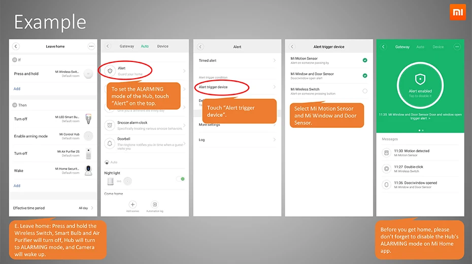 Оригинальные комплекты для умного дома Xiao mi, европейская версия, mi Smart Senor, комплект, контрольный концентратор, датчики движения, окна и двери, беспроводной переключатель, mi APP