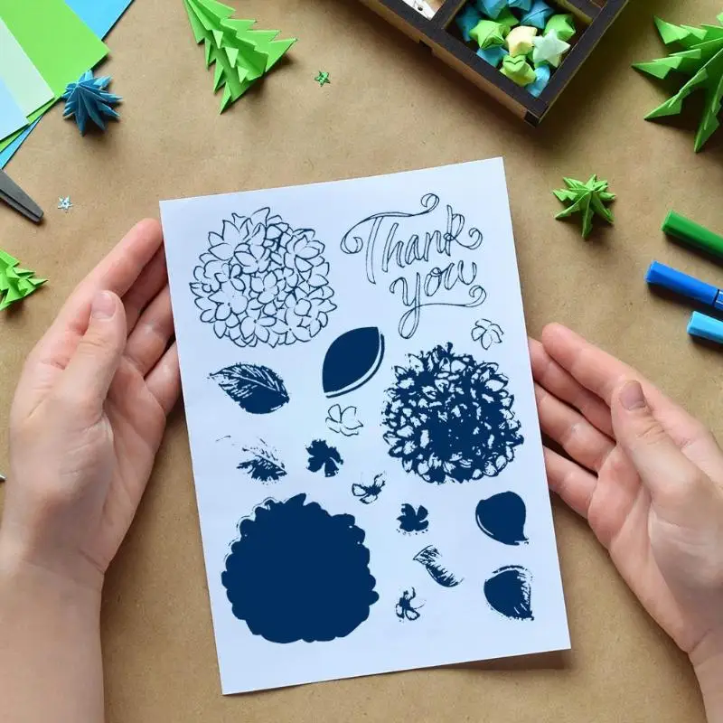 Силиконовые печатные платы прозрачные штампы для рукоделия скрапбукинга