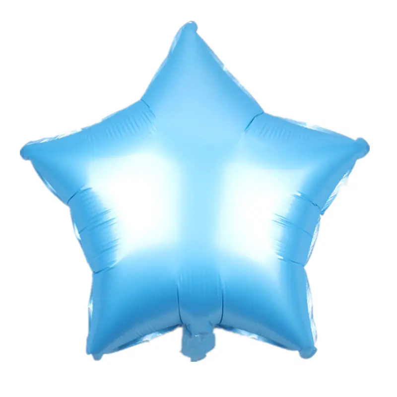 XXPWJ Новые матовые монохроматические пятиконечные звезды алюминиевый шар
