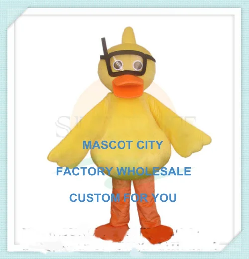 

Мультяшный персонаж летняя забавная подводная утка талисман костюм Взрослый размер Косплей Карнавал Пляж игры Mascotte костюм маскота SW1225