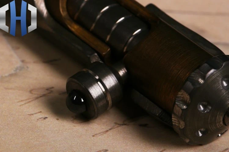 Spiral Tactical Pen Titanium Alloy Brass Decomposition Portable Writing Self-defense Broken Window Multi-function Bolt EDC