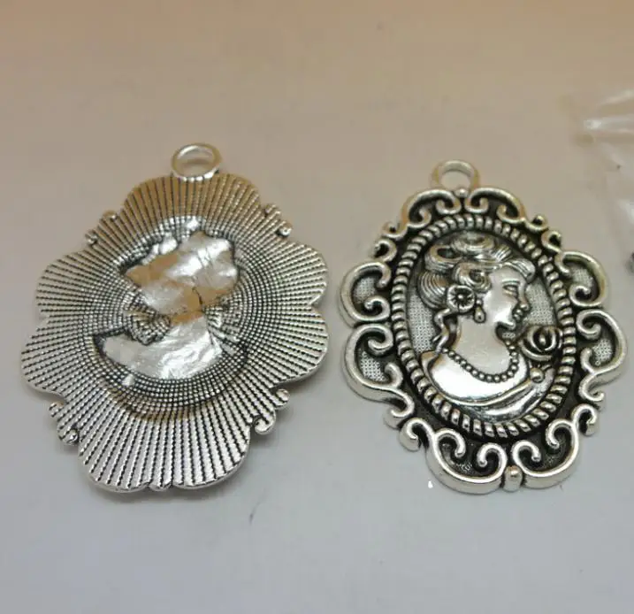 

A5806 pendant 10 pc/lot11 g52x40mm antique silver alloy jewelry accessories