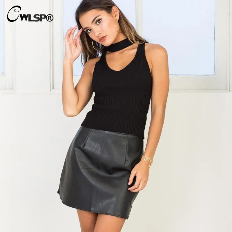 Юбка карандаш из ПУ кожи с высокой талией|leather pencil skirt|pencil skirt womenfaux leather |