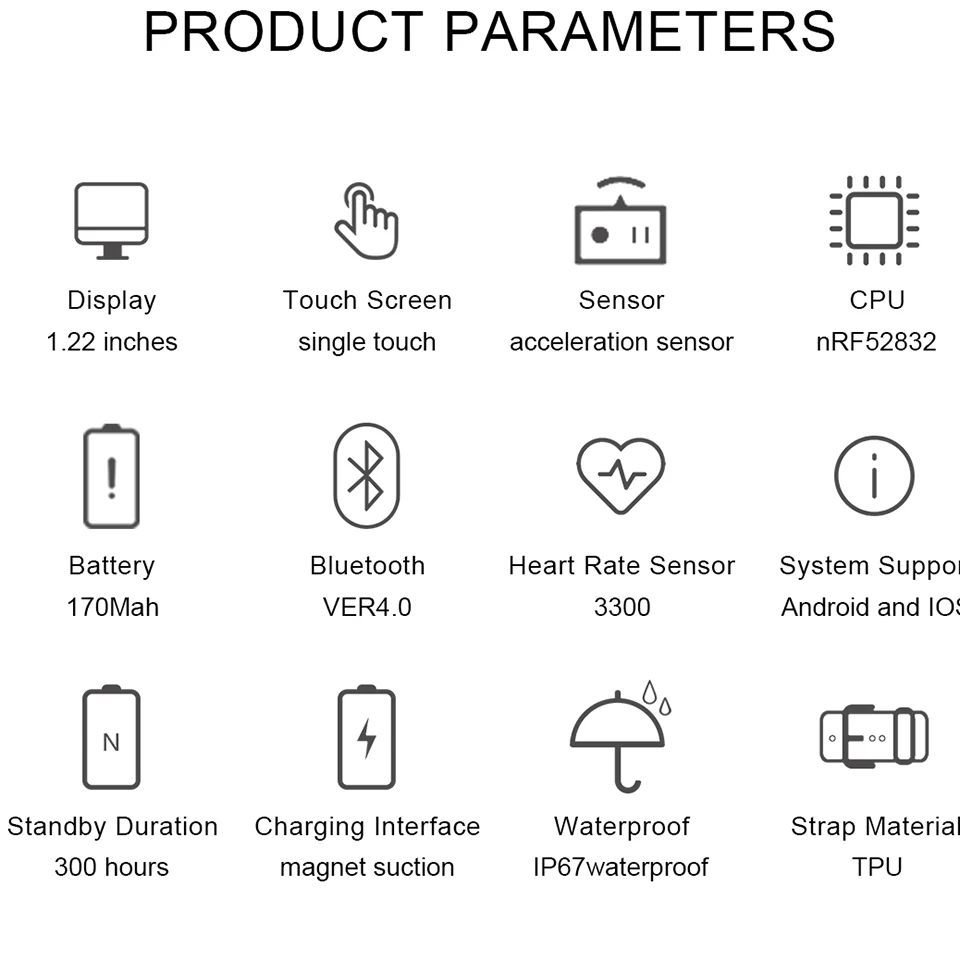 

M30 smartwatch men/women heart rate monitoring sleep tracker sports pedometer fitness bracelet Bluetooth smart wristband Android