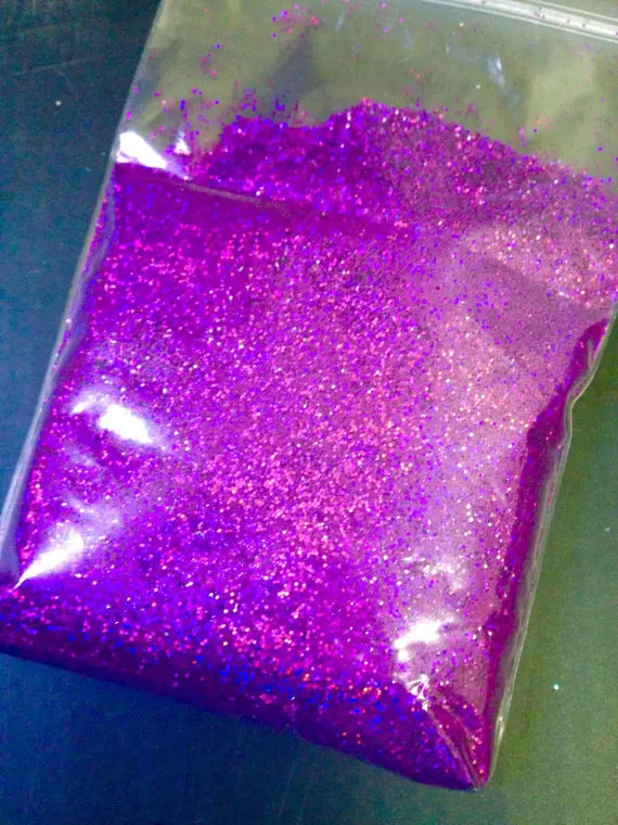 purple Лазер 0,2 мм 008 размер цветной блестящий порошок, голографический блеск для ногтей 10 г в одном пакете голографический смешанный цвет блестящий порошок - Цвет: purple