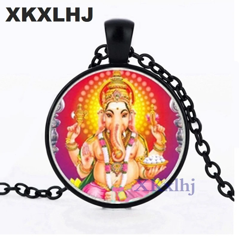 Винтажное женское ожерелье XKXLHJ индийское круглое ювелирное изделие Ganapati