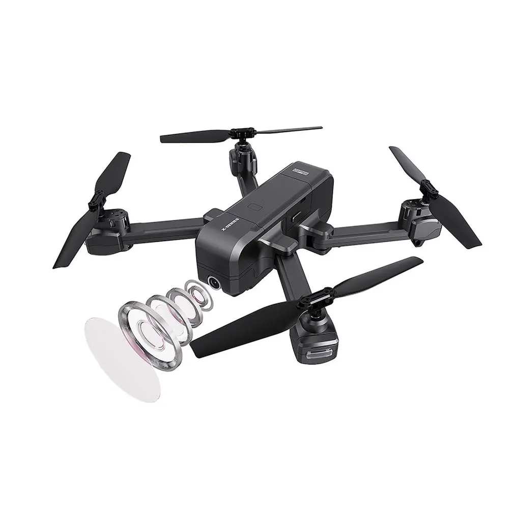 MJX X103W Радиоуправляемый Дрон 5G wifi FPV gps складной самолет с 2 K HD камерой Следуйте за