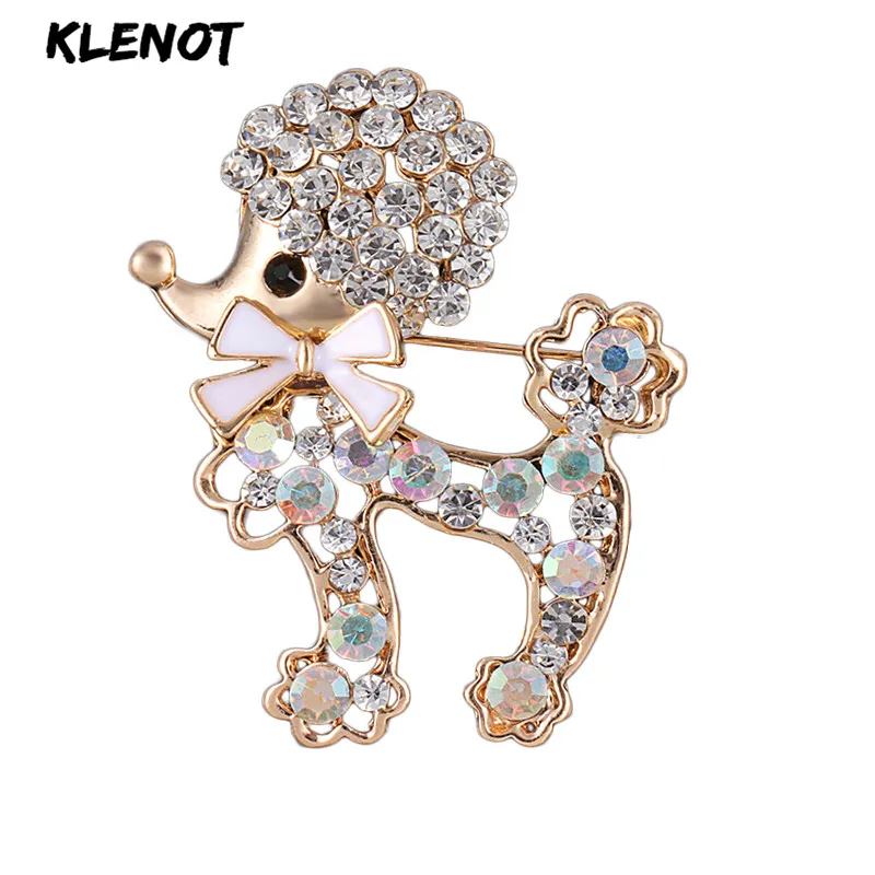 Великолепные булавки для собак брошь в виде животного со стразами щенка