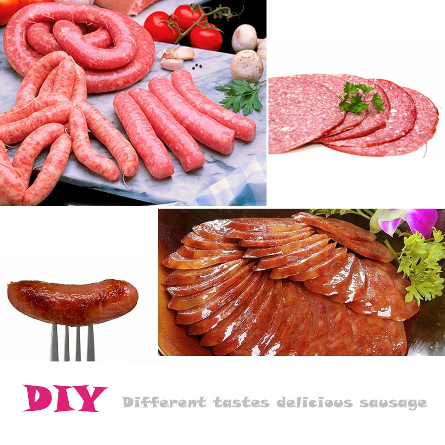 ITOP коммерческая машина для наполнения пищевых продуктов 3л колбасные шприцы для мяса пищевые двойные скорости ручные колбасные наполнители с 4 воронками