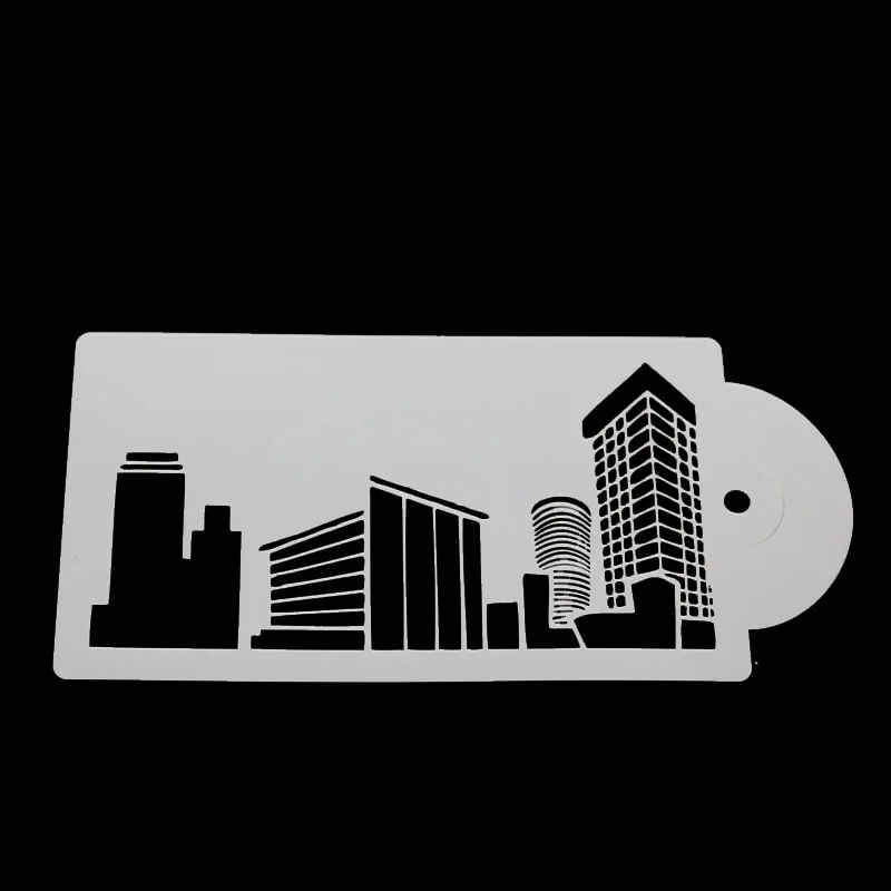 5 шт./компл. полых спрей шаблон для выпечки с принтом &quotГраффити&quot аэрозольной