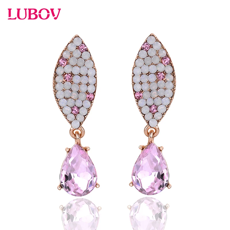 2018 Модные Акриловые серьги гвоздики в форме капли воды по низкой цене с большими