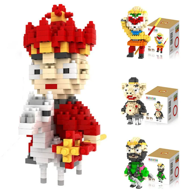 Новый пластиковый конструктор LOZ с алмазным путешествием на запад Монк Тан