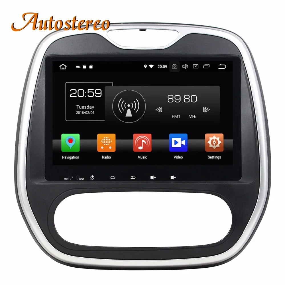 Автостерео Android 9 4+ 32G Автомобильный dvd-плеер gps навигация для Renault Capture AT 2011+ головное устройство мультимедийный плеер магнитофон