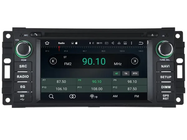 4G RAM Octa-Core Android 8.0 CAR DVD player FOR JEEP GRAND CHEROKEE PATRIOT WRANGLE car audio gps stereo Multimedia navigation | Автомобили
