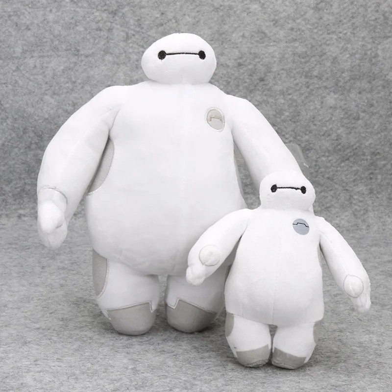 18/30 см с рисунком из мультфильма Big hero 6 с героями из мультфильмов; с принтом «бэймакс» плюшевые игрушки куклы Мягкие робот 18 см big hero 6 Мягкие плюшевые игрушки подарок на день рождения