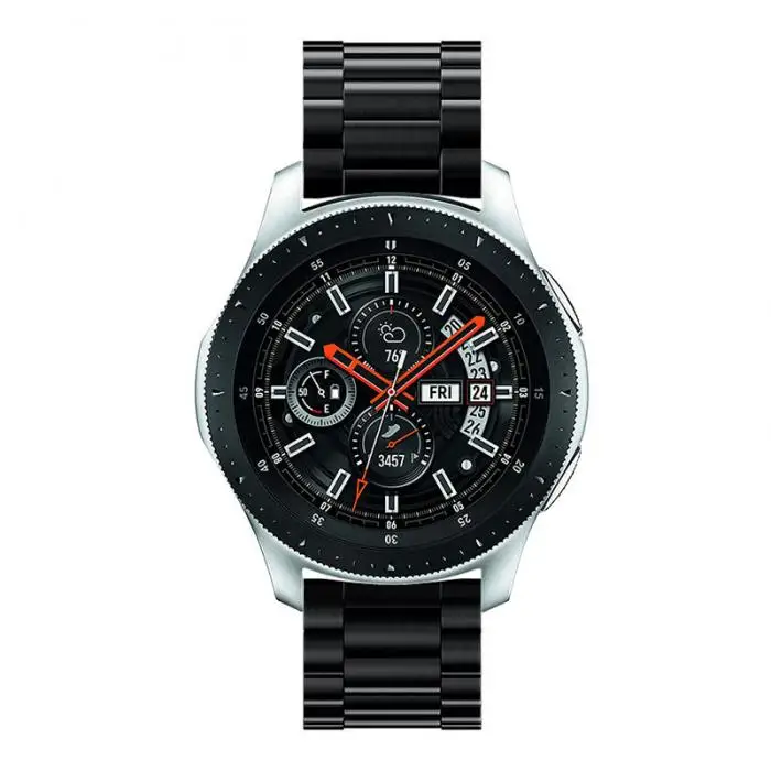 Замена браслета из нержавеющей стали ремешок аксессуары для samsung Galaxy Watch 46 мм QJY99