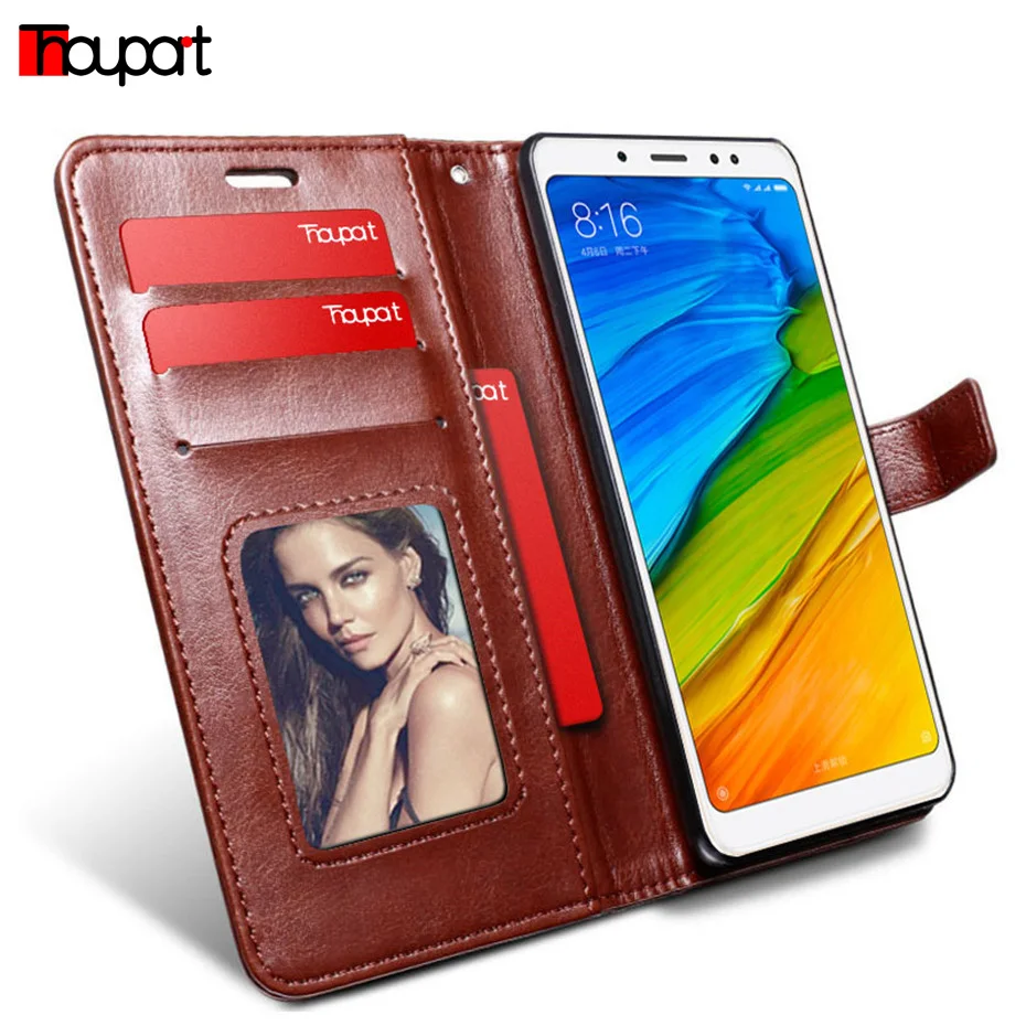 Чехол для Xiaomi Redmi Note 5 мягкий кожаный чехол флип кошелек чехлы Pro глобальная версия
