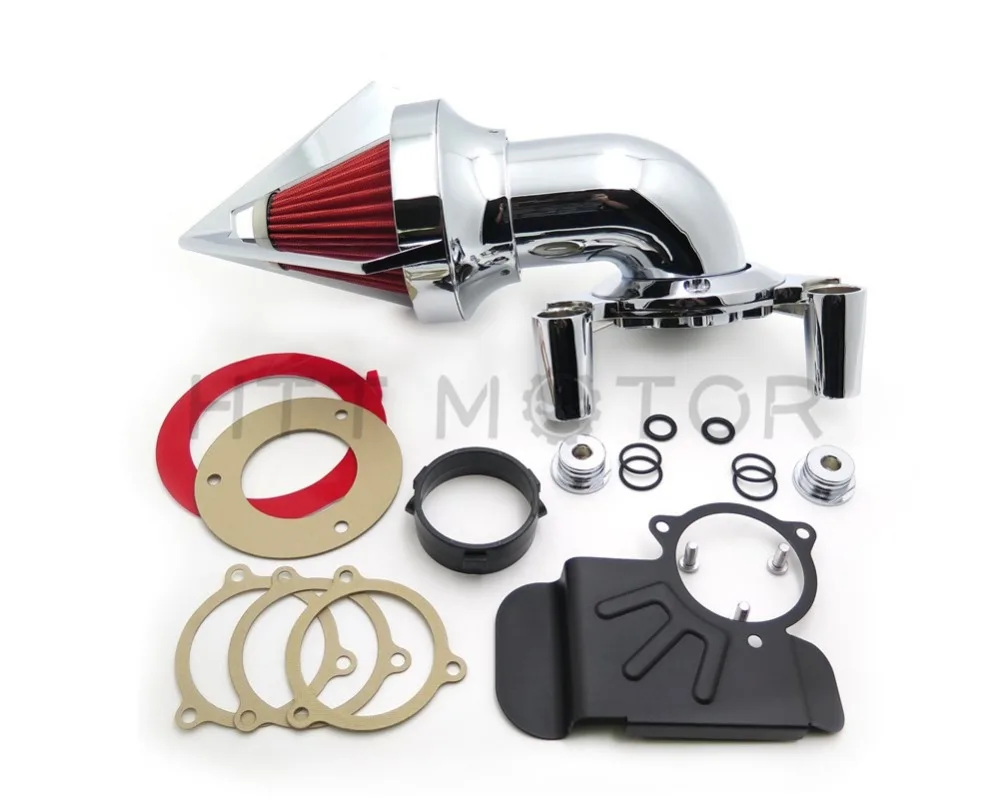 Aftermarket мотоцикл конус шип очиститель воздуха для Harley Davidson 2008 2012 Dyna Electra Glide FLHX Road King