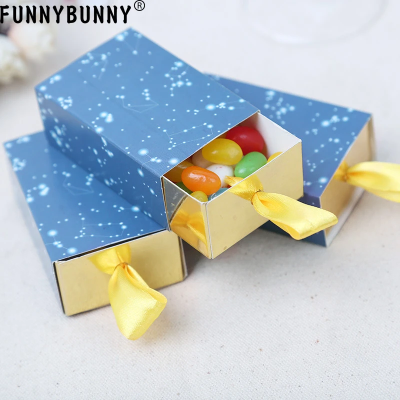 FUNNYBUNNY 5 шт Звездное небо Свадебные любимые конфеты сладости подарочные коробки