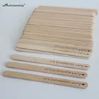 X50 Персонализированная девичника, искусственные яблочные палочки, лазерная гравировка мороженого вечерние девичника, настольные украшения