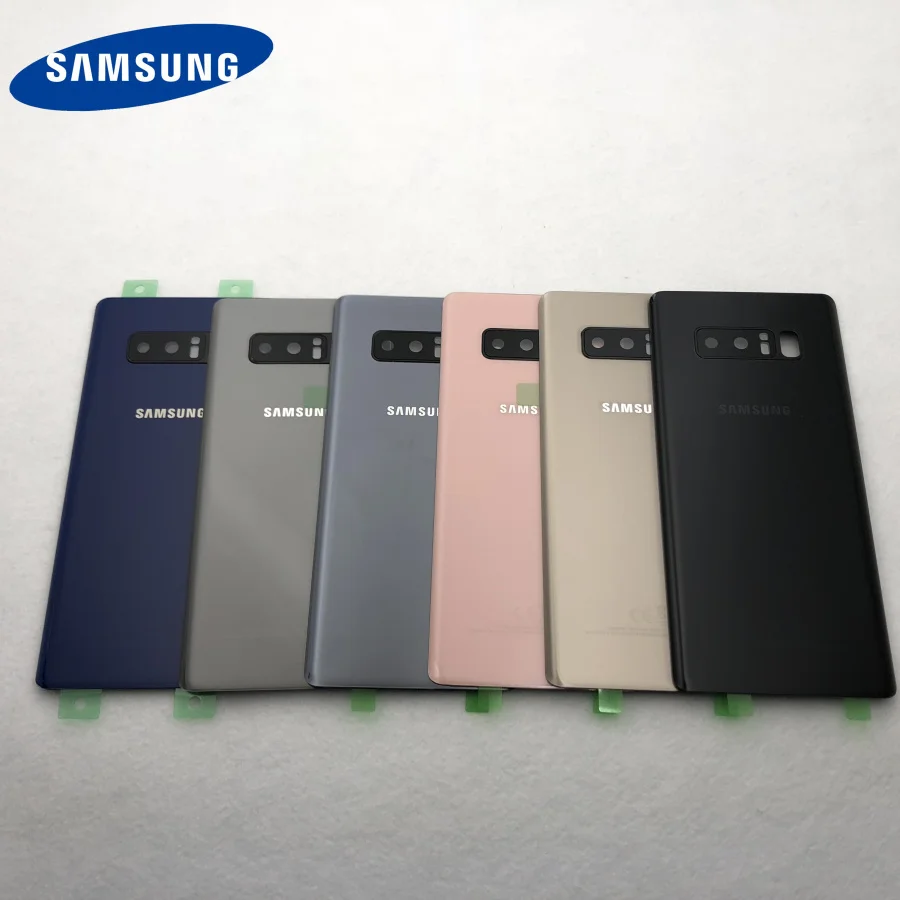 Note8 полный корпус чехол задняя крышка+ Передний экран стекло объектив+ средняя рамка для samsung Galaxy Note 8 N950 N950F N9500 SM-N950F