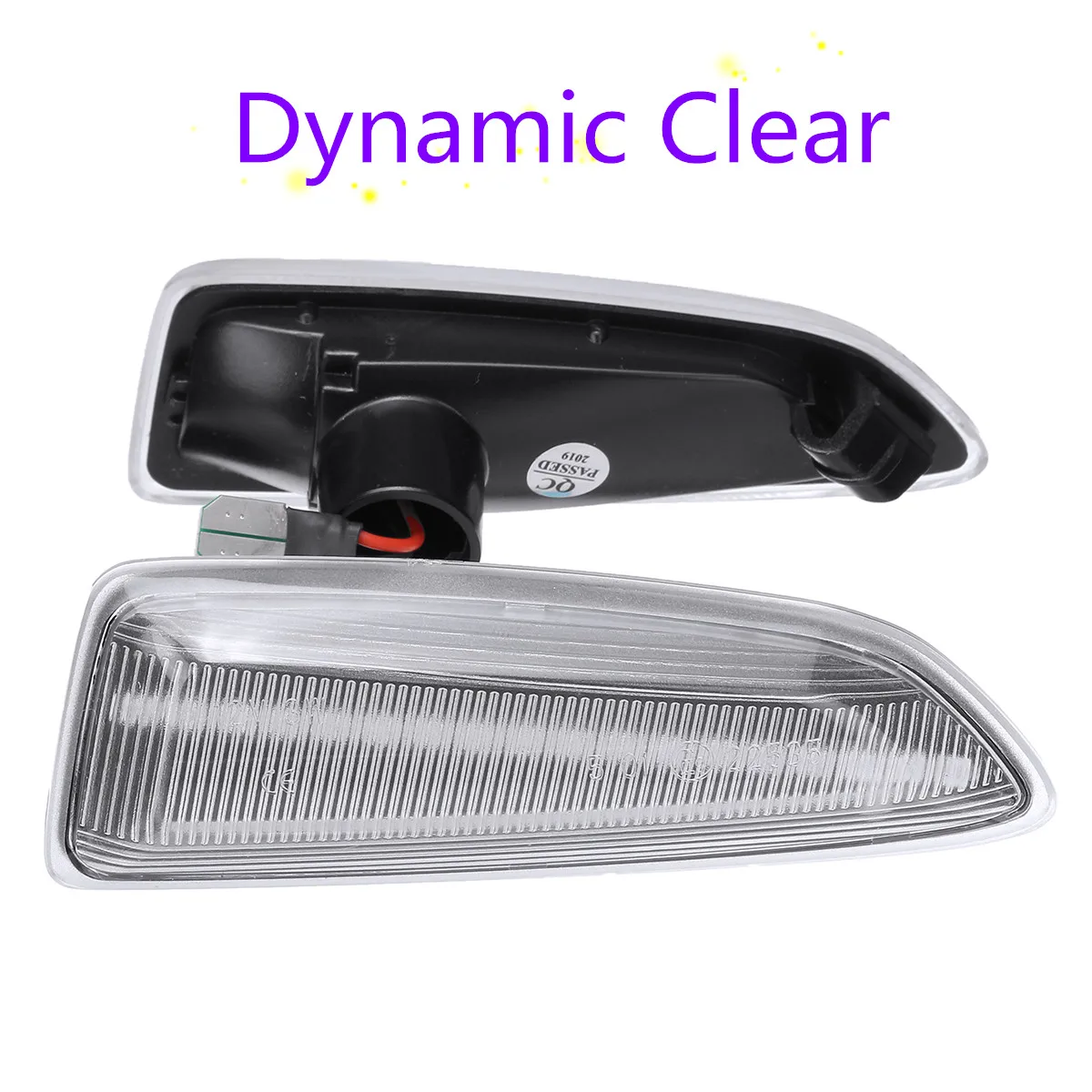dc 2PCS Dynamic LED Side Marker Lights 12V Flowing Turn Signal Light Side Repeater Lamp Panel Lamp for Opel for Vauxhall Astra J K - Испускаемый цвет: dc