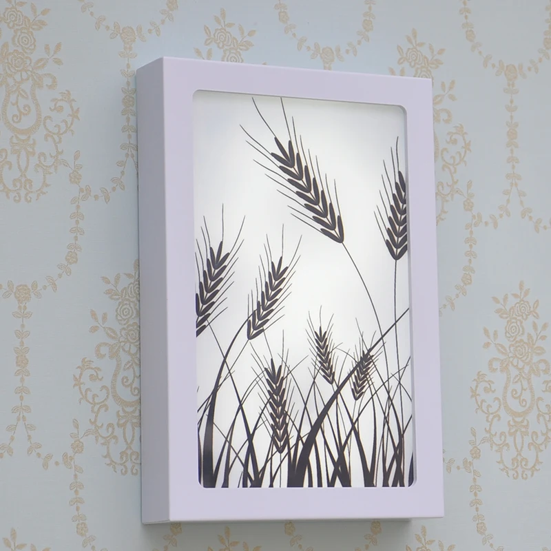 MLZAOSN светодиодный декоративный настенный светильник с цветами ПВХ