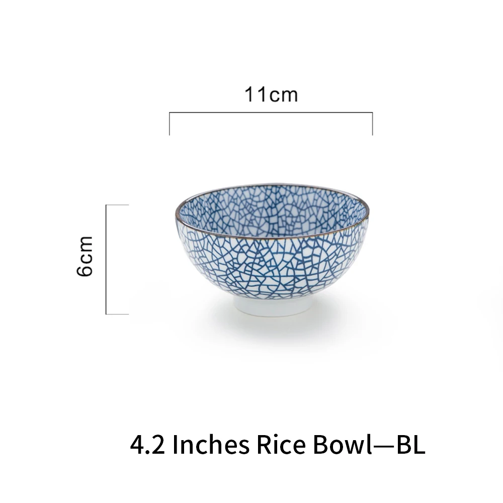 Rice bowl BL MDZF SWEETHOME керамическая чаша лапша суп салат риса посуда 6 дюймов и 8 дюймов - Цвет: Rice bowl BL