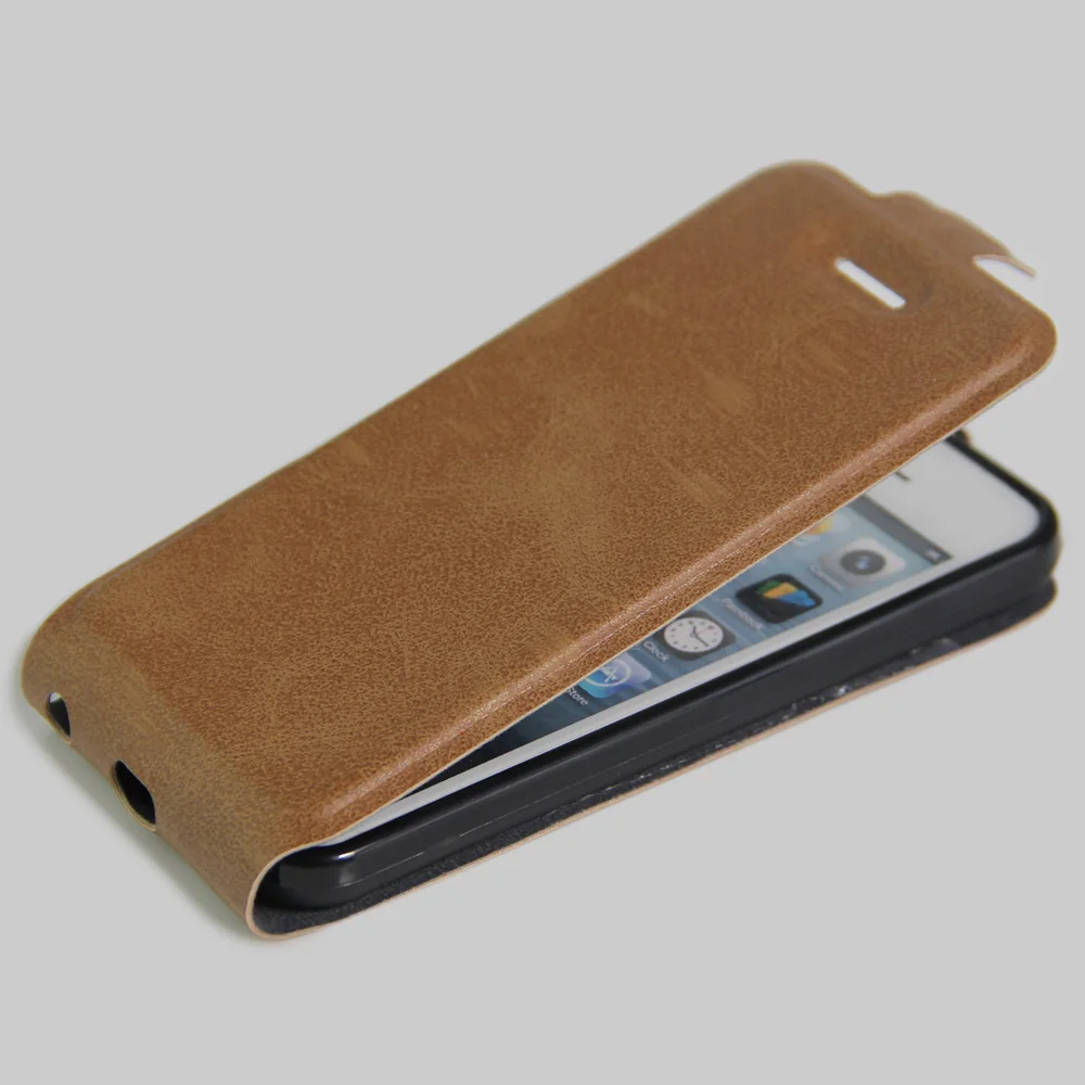 Чехол для Apple iPhone 5 кожаный чехол с магнитной адсорбцией откидной защитный