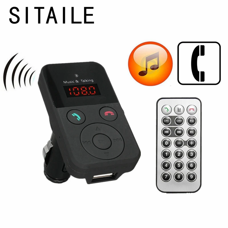 SITAILE Bluetooth FM передатчик модулятор Автомобильный Mp3 плеер автомобильное зарядное